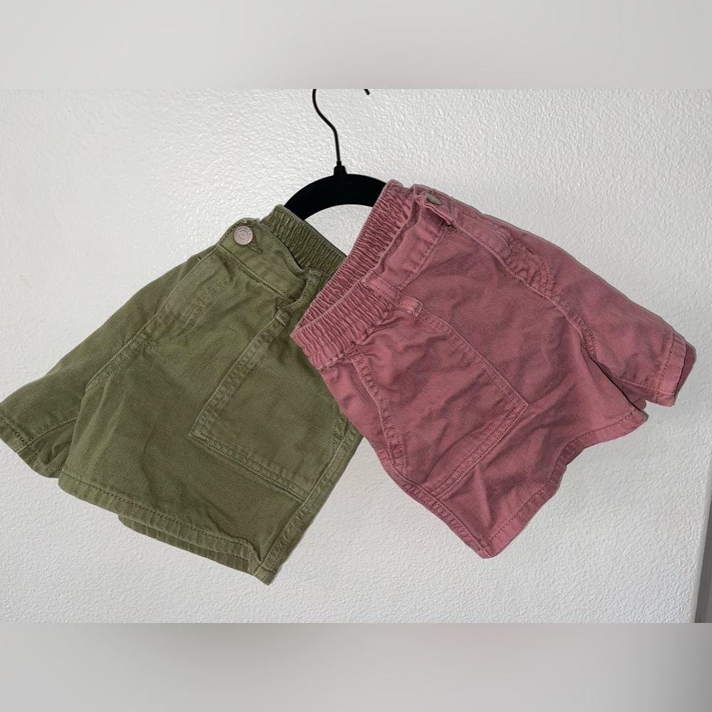 Pink & Green girls Old Navy shorts